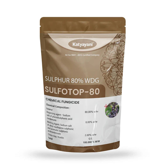 Katyayani Sulfotop 80 | Sulphur 80% WDG | Chemical fungicide