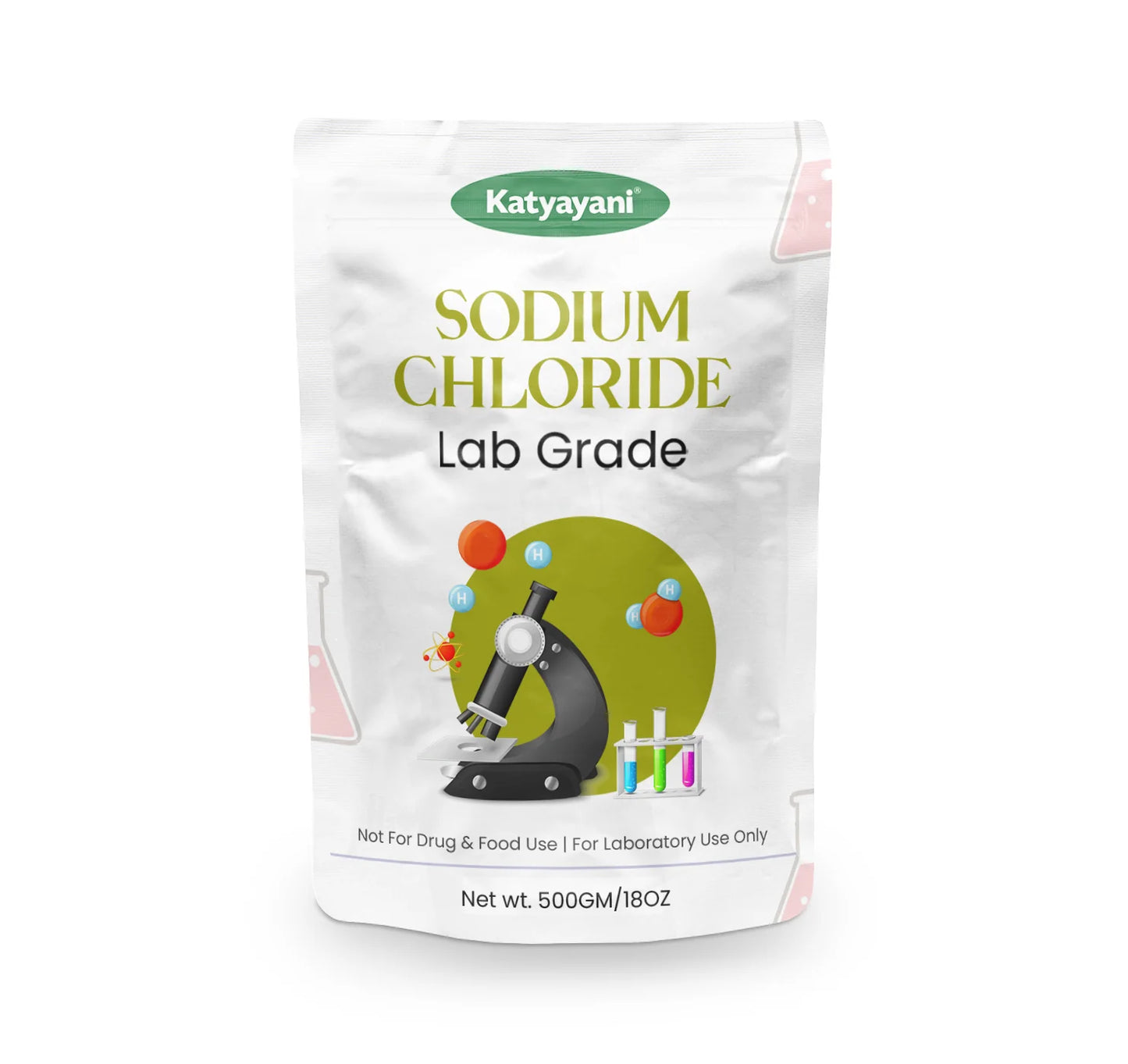 GGV Sodium Chloride 500gm-Lab Grade | Essential Chemical for Laboratory Applications