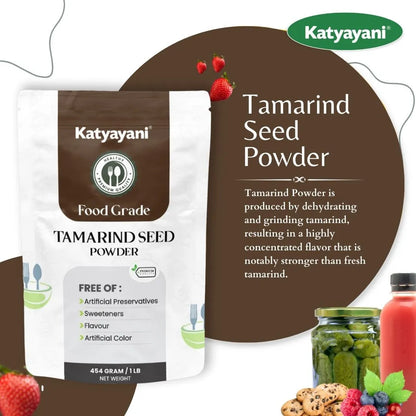 GGV Tamarind Seed Powder 454 gm (1 lb)-Food Grade