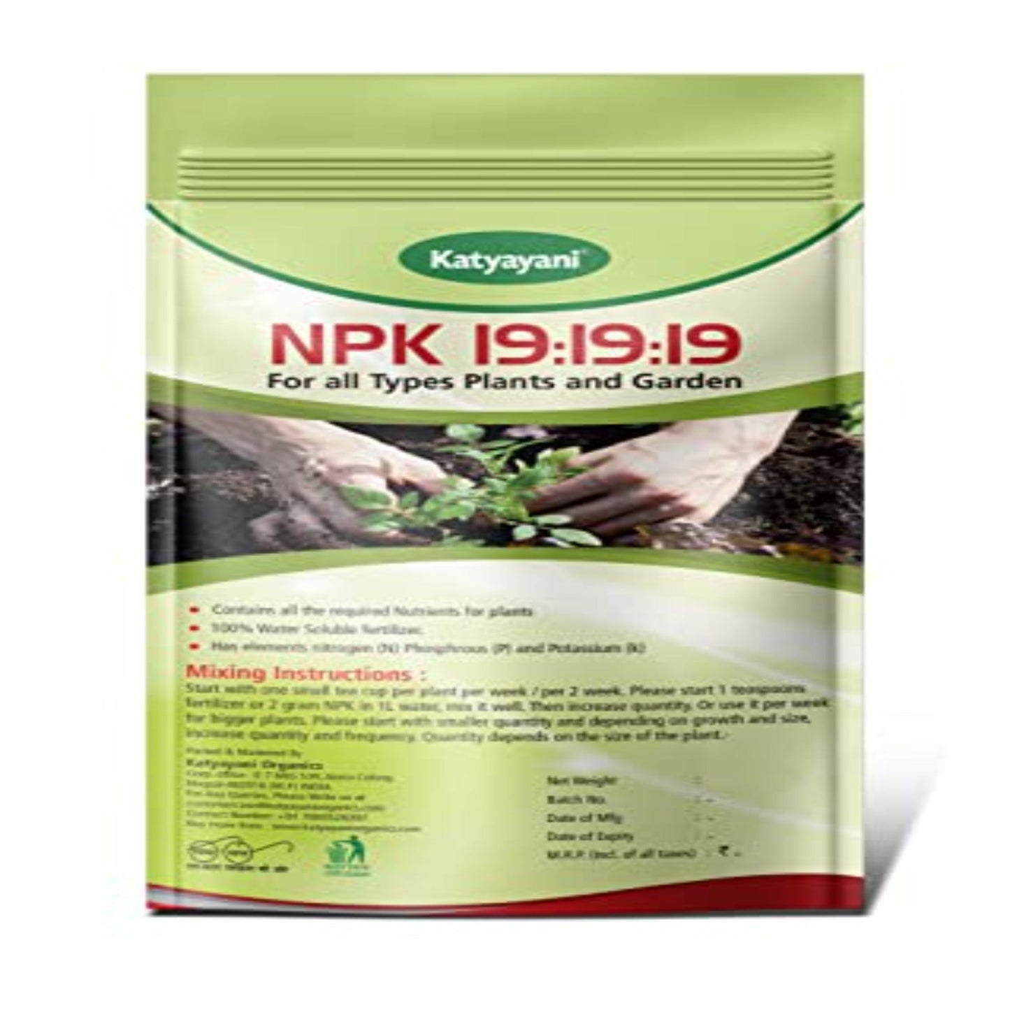 GGV NPK 19 19 19 with Neem Oil